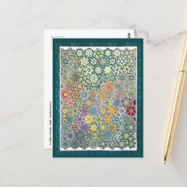 Spring Meadow Quilt Postkarte