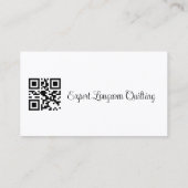 Spring Meadow Quilt Voll anpassbare Biz Cards Visitenkarte (Rückseite)