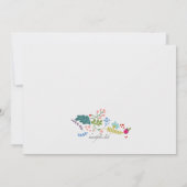 Spring Medley Einladung (Rückseite)