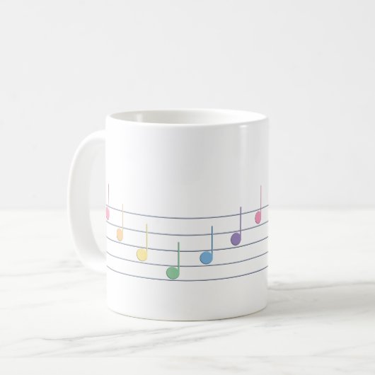 Spring Melody (Linear) Kaffeetasse (Vorderseite Links)