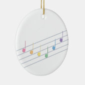 Spring Melody (Linear) Keramik Ornament (Rechts)