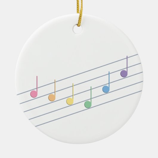 Spring Melody (Linear) Keramik Ornament (Vorne)