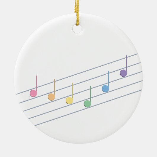 Spring Melody (Linear) Keramik Ornament (Hinten)