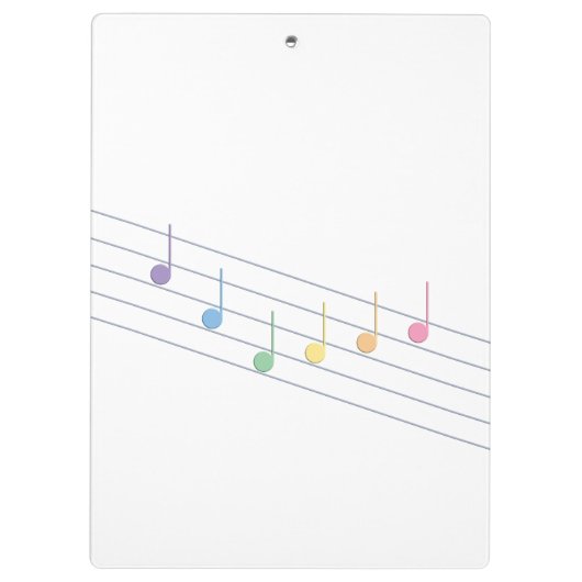 Spring Melody (Linear) Klemmbrett (Rückseite)