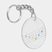 Spring Melody (Linear) Schlüsselanhänger (Vorderseite links)