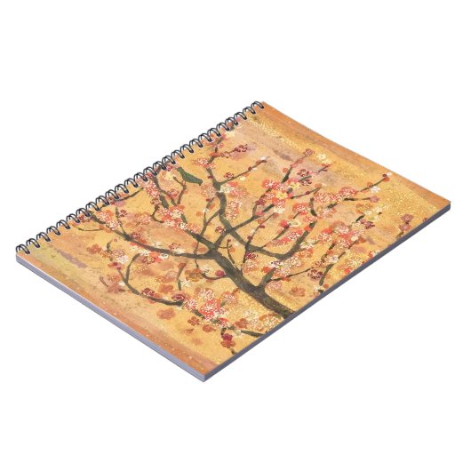 Spring Melody: Plum Blossom & Bush Warbler Notizblock (Linke Seite)