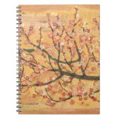 Spring Melody: Plum Blossom & Bush Warbler Notizblock (Vorderseite)