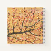 Spring Melody: Plum Blossom & Bush Warbler Notizblock (Rückseite)