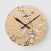 Spring Melody Runde Wanduhr (Vorderseite)