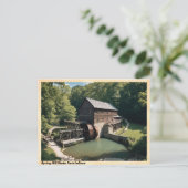 Spring Mill Staat Park Indiana Vintage Reisen Postkarte (Stehend Vorderseite)