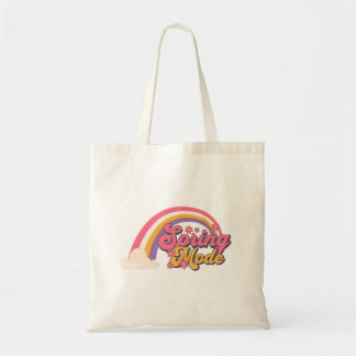 Spring Mode Retro Rainbow Tote Bag Tragetasche