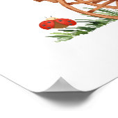 Spring Modern Pumpkin Labybug Baby Dusche Willkomm Poster (Ecke)