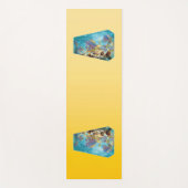 SPRING MOOD – Pastel Yellow | deep to light |  Yogamatte (Vorderseite)