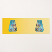 SPRING MOOD – Pastel Yellow | deep to light |  Yogamatte (Vorderseite (Horizontal))