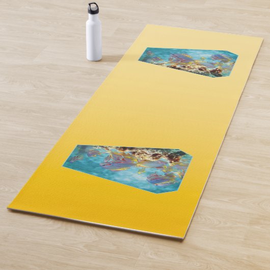 SPRING MOOD – Pastel Yellow | deep to light |  Yogamatte (Beispiel)