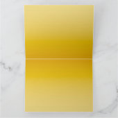 SPRING MOOD – Soft Yellow | deep to light |  Dankeskarte (Innenseite)