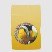 SPRING MOOD – Soft Yellow | deep to light | Golfhandtuch (Vorderseite)