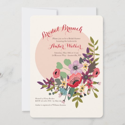 Spring Moon Einladung (Vorderseite)