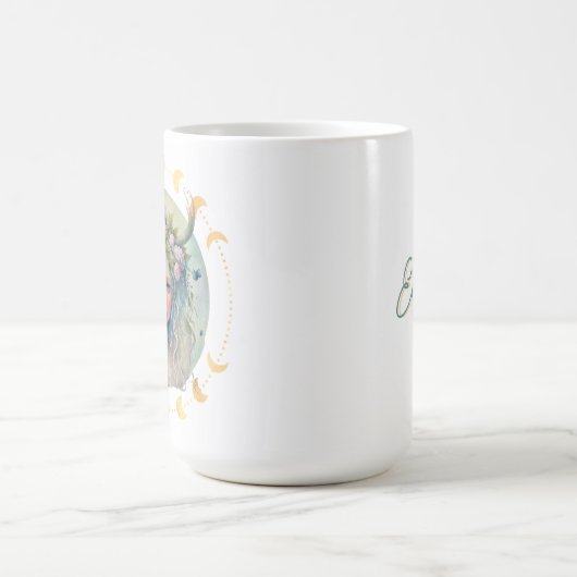 Spring Moon Phase Custom Tasse (Mittel)