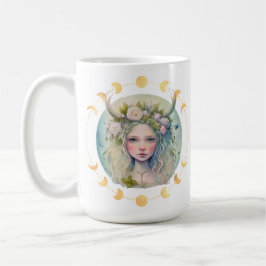 Spring Moon Phase Custom Tasse