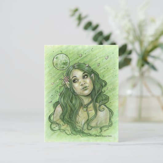 Spring Moon Postkarte (Stehend Vorderseite)