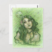 Spring Moon Postkarte (Vorne/Hinten)