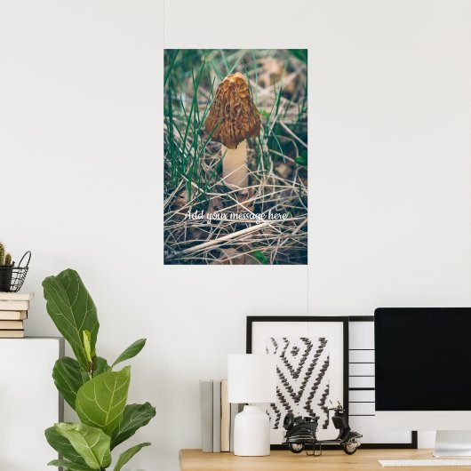 Spring Morel Mushroom Poster (Heimbüro)