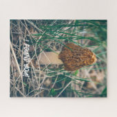Spring Morel Mushroom Puzzle (Horizontal)