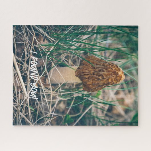 Spring Morel Mushroom Puzzle (Horizontal)