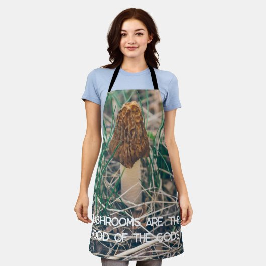 Spring Morel Mushroom Schürze (Getragen)