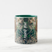 Spring Morel Mushroom Zweifarbige Tasse (Mittel)