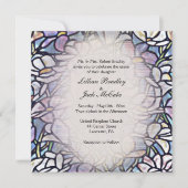 Spring Mosaic floral Tiles Wedding Einladung (Vorderseite)