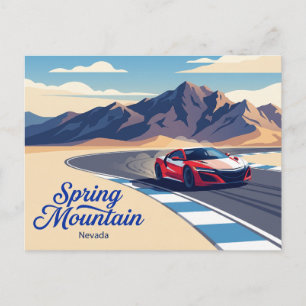 Spring Mountain Motor Resort USA Postkarte