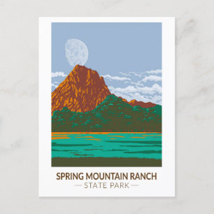 Spring Mountain Ranch Staat Park Nevada Vintag Postkarte