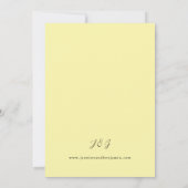 Spring Multi Color Florals Wedding 2 Einladung (Rückseite)