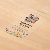 Spring Neighborhood BBQ Block Party Acryleinladungen (Ablage )