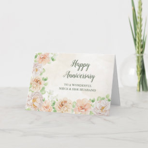 Spring Niece und ihr Ehemännchen Hochzeitstag Karte