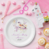Spring Niedlich Bird Baby Dusche Pappteller (Party)