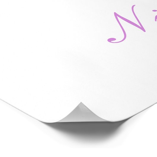 Spring Niedlich Bird Baby Dusche Poster (Ecke)