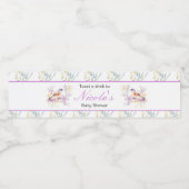 Spring Niedlich Bird Baby Dusche Wasserflaschenetikett (Einzelnes Label)