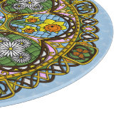 Spring Nouveau Glass Cutting Board Schneidebrett (Ecke)