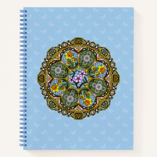 Spring Nouveau Spiral Notebook Notizbuch (Vorderseite)