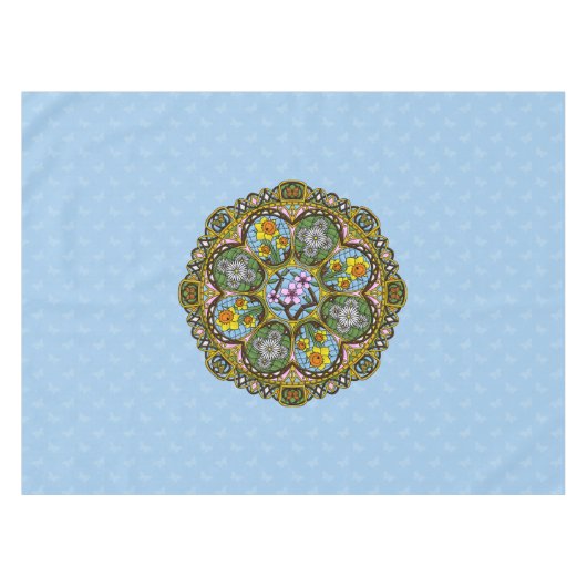 Spring Nouveau Tablecloth Tischdecke (Vorderseite (Horizontal))