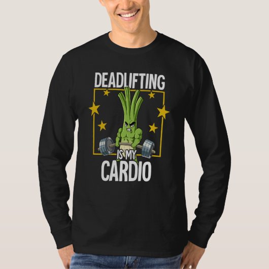 Spring Onion Gym Weight Training Deadlift 1 T-Shirt (Vorderseite)
