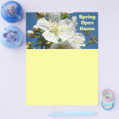 Spring Open House Flyer Paper Create Flyers (Einzeln)