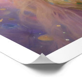 Spring Pastel Art Deco Frauen mit blondem Haar Poster (Ecke)