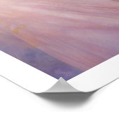 Spring Pastel Art Deco Woman Blond Haare Osterfeie Poster (Ecke)