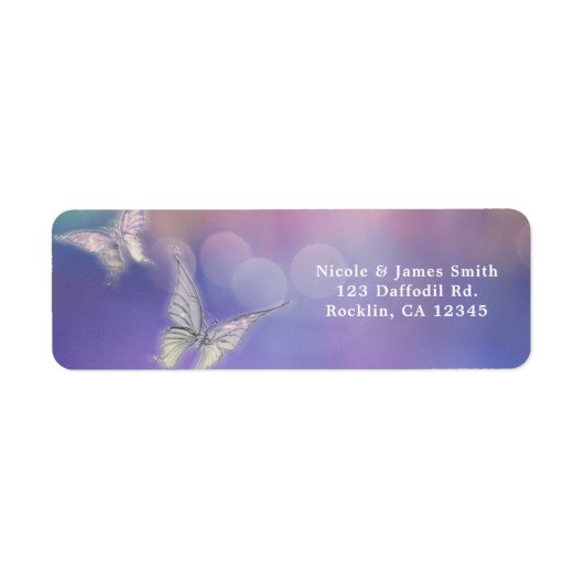 Spring Pastel Butterfys Party Einladung (Vorne)