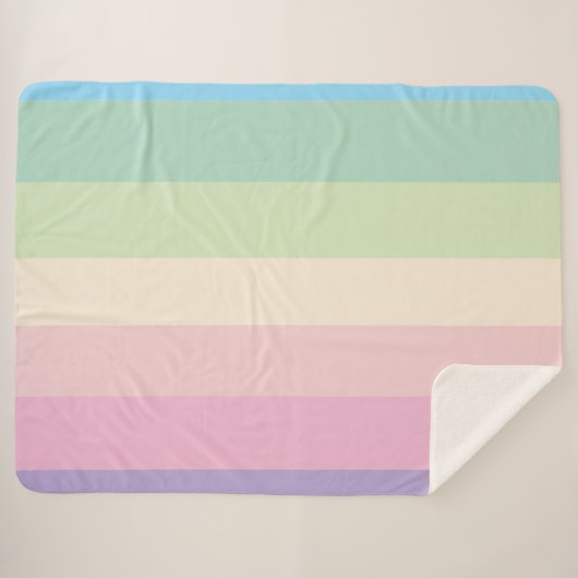 Spring pastel color scheme  sherpadecke (Vorderseite (Horizontal))