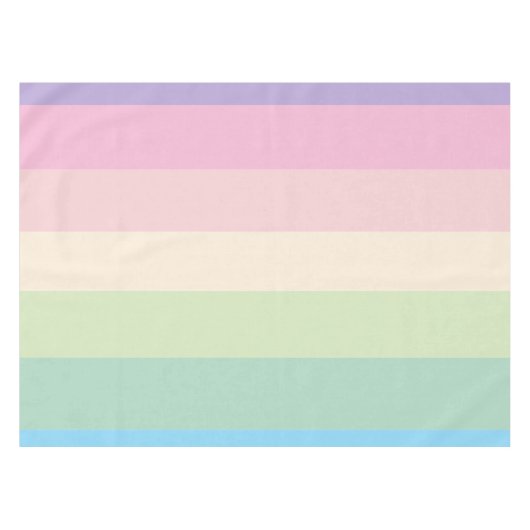 Spring pastel color scheme  tischdecke (Vorderseite (Horizontal))
